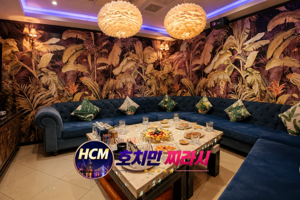 호치민 보스 가라오케 룸 분위기입니다.